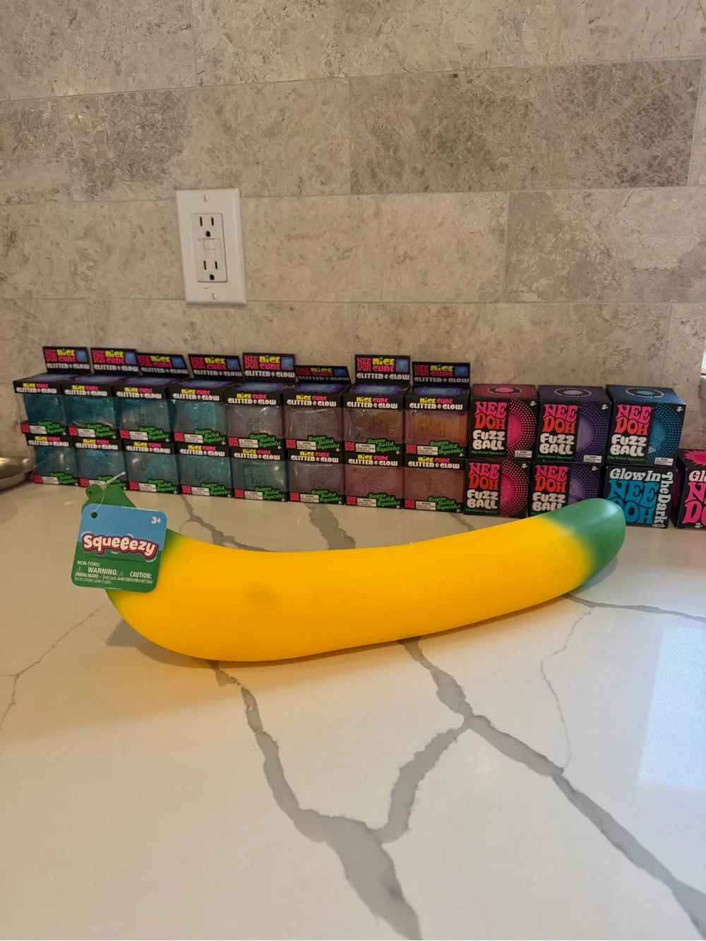 Squeezy Giant Banana Squishy